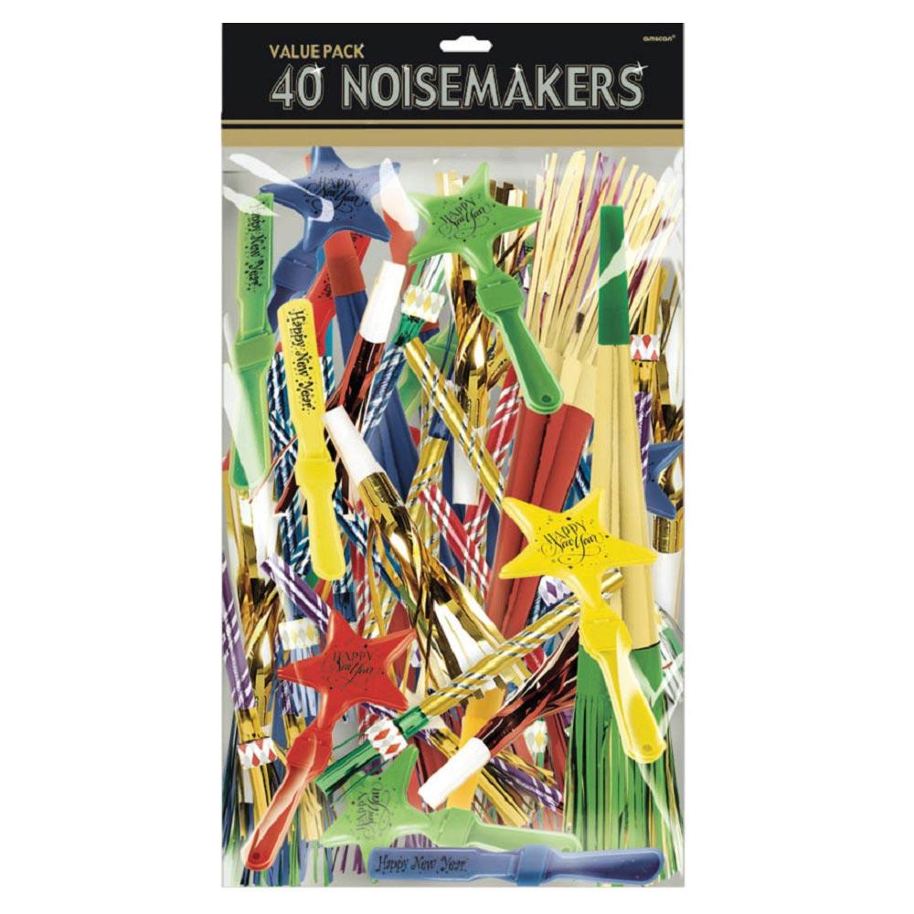 Unique Neon Clacker Noisemakers, 4 pack