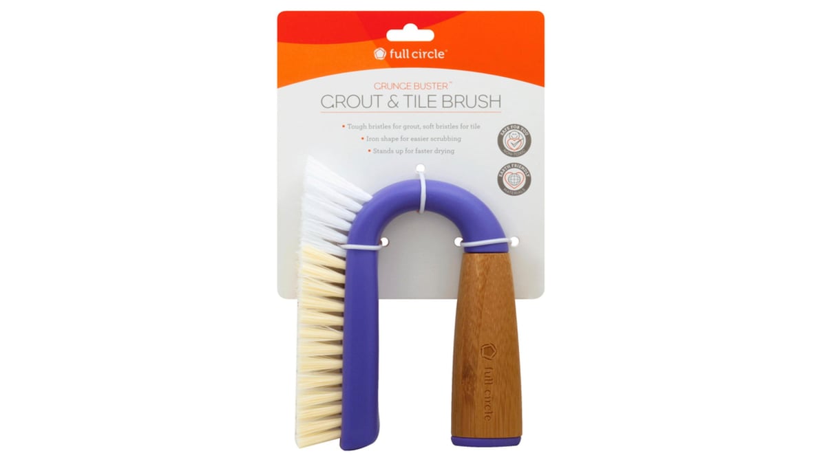 FULL CIRCLE BRUSH,GROUT & TILE,GREY