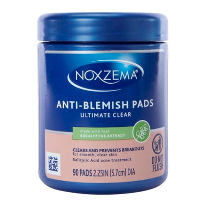 Noxzema Ult-Clear Anti-Blemish Pads 90 Count