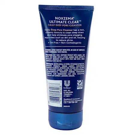 Noxzema Daily Deep Pore Oil- Free Cleanser Ult-Clear 6oz