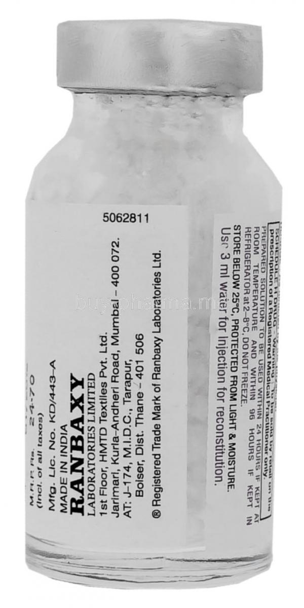 CEFAZOLIN PR 1GM 25