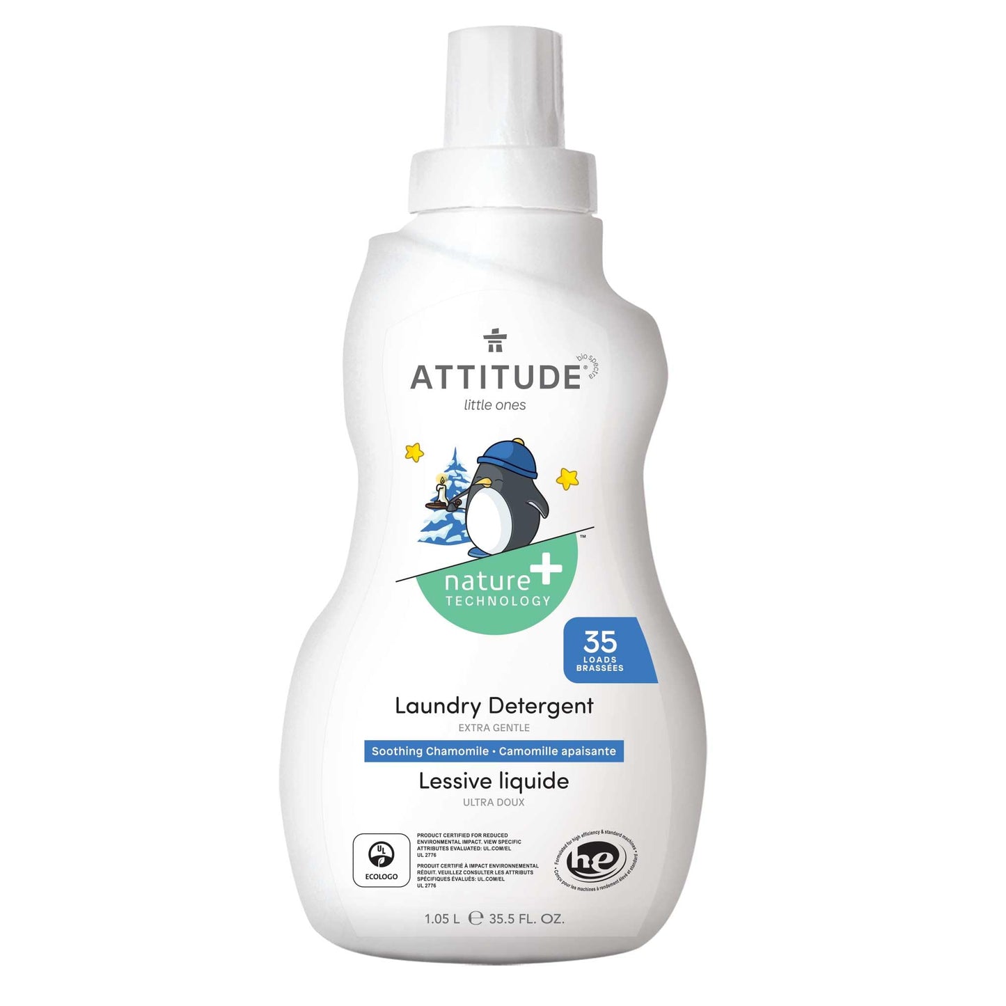 ATTITUDE BABY WASH,2IN1 FRAG FREE