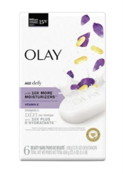 Olay Bar Soap Fresh Radiance Rose Water 3.17oz 6 Count