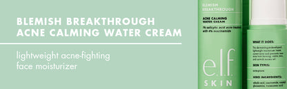 e.l.f. SKIN Blemish Breakthrough Acne Calming Water Cream
