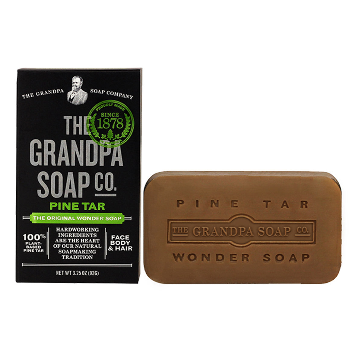 THE GRANDPA SOAP CO. SOAP, CHARCOAL,TRVL SIZE