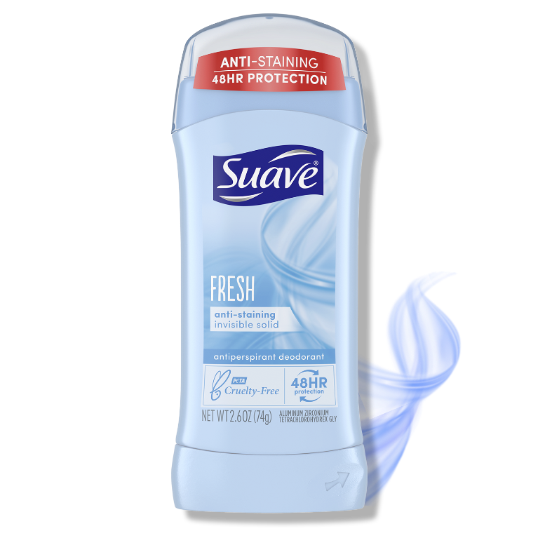 Suave Deodorant 2.6oz 48Hr Fresh Invisible Solid