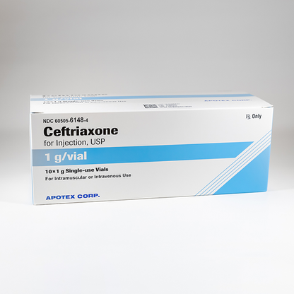 CEFTRIAXONE SOD PR 1GM 10