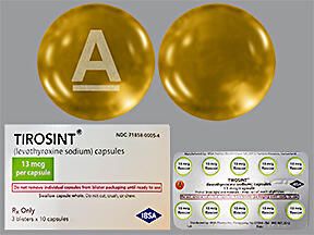 TIROSINT CP 175MCG 3X10 BPK