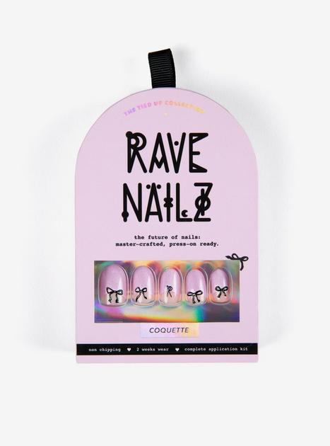 RAVE NAILZ Designer Press On Nails - Coquette Nails