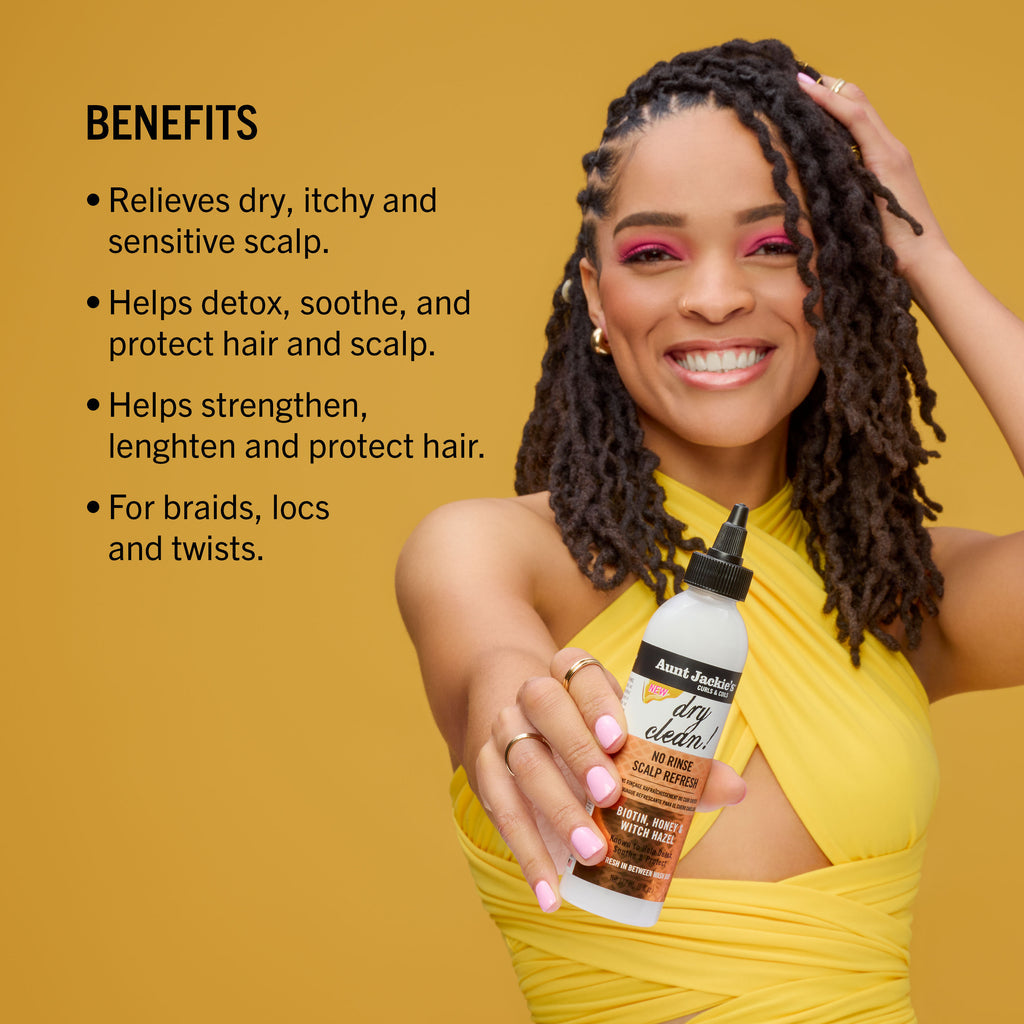 Aunt Jackies Dry Clean No Rinse Scalp Refresh 6oz