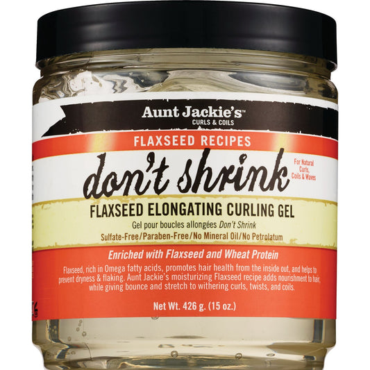 Aunt Jackies Don'T Shrink Flaxseed Curling Gel 3oz Tube