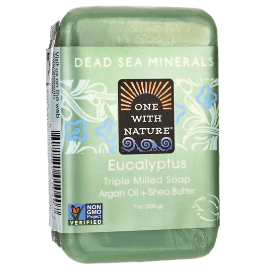 ONE WITH NATURE DEAD SEA BAR SOAP,SEA SLT