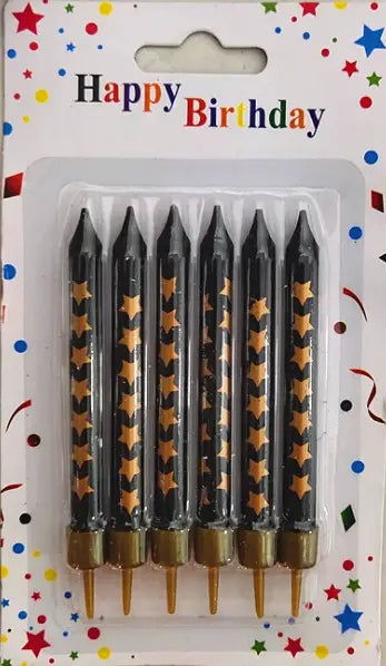 Unique Multicolored Happy Birthday Sparkler Candle