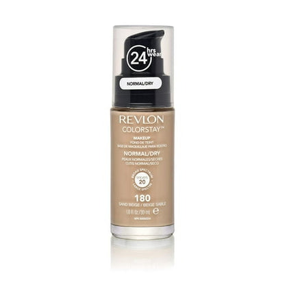 REVLON ColorStay Foundation for Normal & Dry Skin - 180 Sand Beige