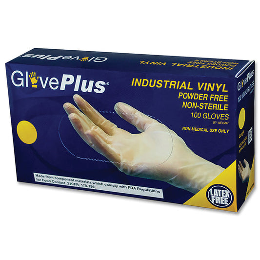 GLOVE VINYL P/F L/F SM GLV 100