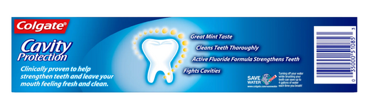 COLGATE REG CAVITY PROTECTION PASTE 8OZ