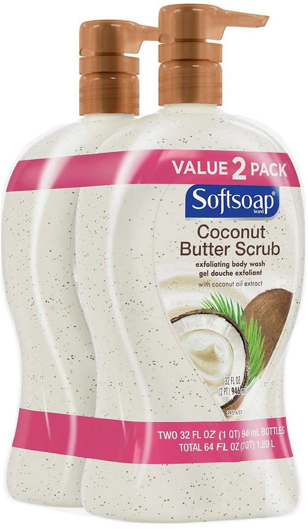 SOFTSOAP B/W LQ 20OZ CCNUT SCRUB