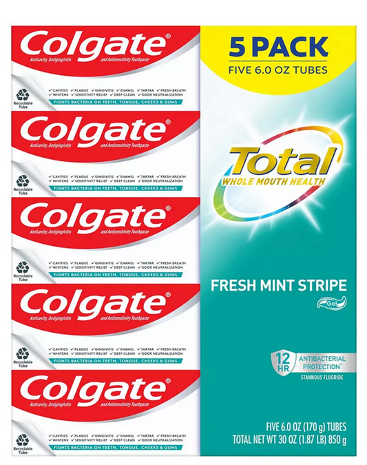 COLGATE TOTAL MINT STRIPE T/P 4.8OZ