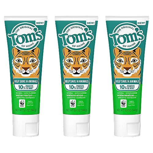 Toms Toothpaste Kids 5.1oz Anti-Cavity Watermelon