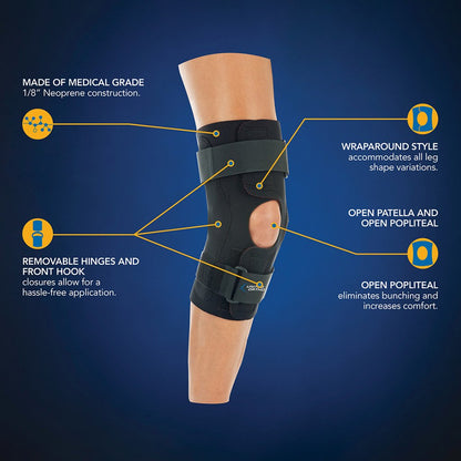 HINGED WRAPAROUND KNEE SB S/M