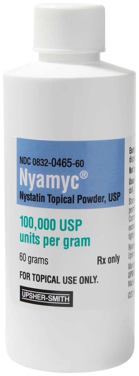 NYSTATIN PW 100MU/GM 60GM TOP
