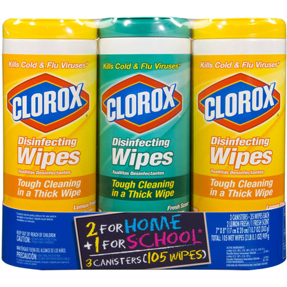 CLOROX DSFCT WIPES PA 24X9EA C L