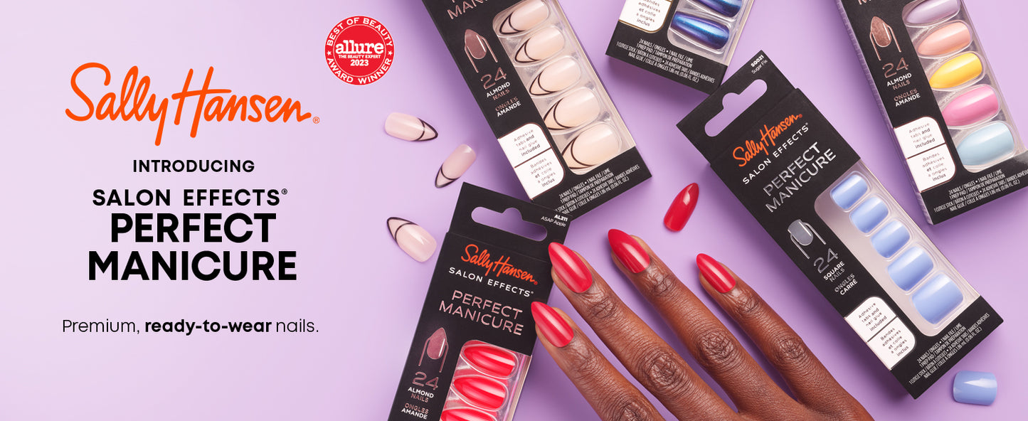 Sally Hansen Salon Effects Perfect Manicure Nails Kit - French Twist, 24 count