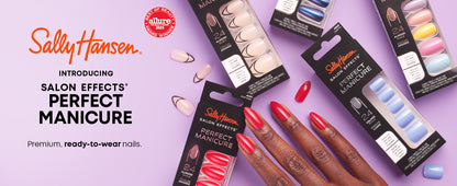 Sally Hansen Salon Effects Perfect Manicure Nails Kit -  What The Shell, 24 count