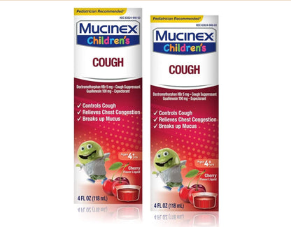 MUCINEX CHILD COUGH CHERRY LIQ 4OZ