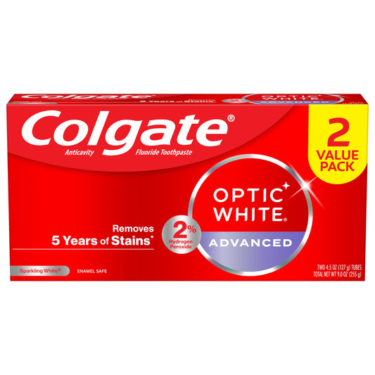 COLGATE OPTIC WHITE ADV T/P SPWHT 3.2OZ