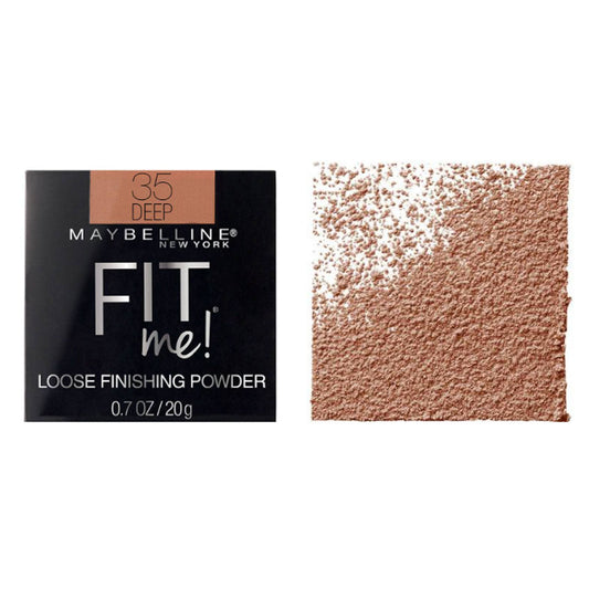 MAYBELLINE New York Fit Me Loose Finishing Powder Face Makeup, 040 Dark, 0.7 oz