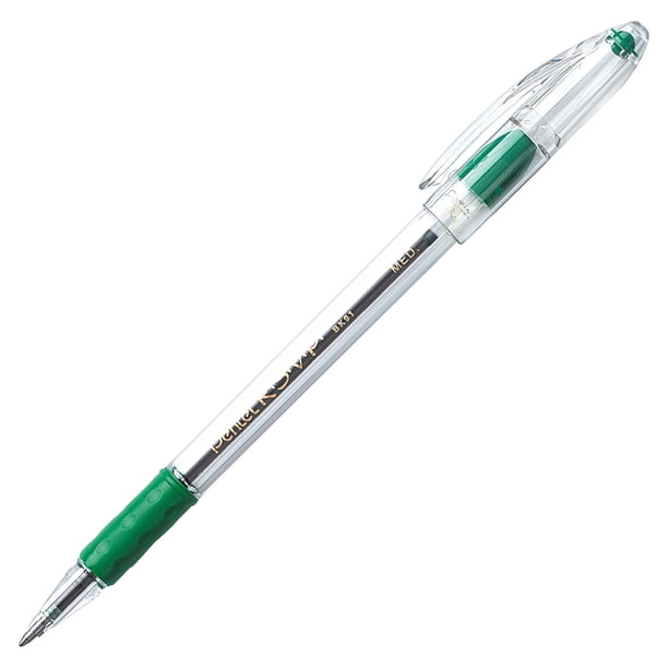 RSVP Ballpoint Pen, (1.0mm) Medium Line, Violet Ink 2-Pk