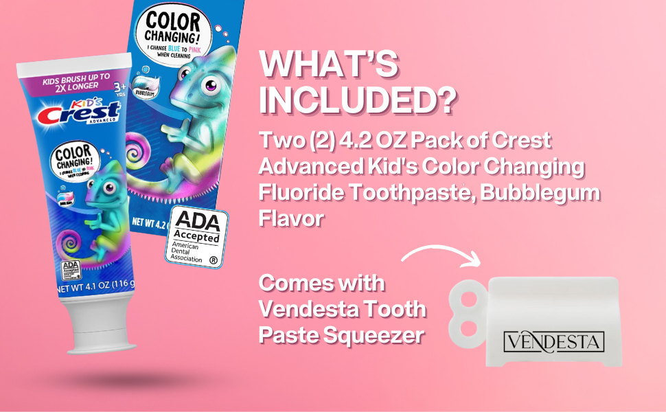 CREST KIDS ADV COLOR CHANGING T/P 4.2OZ