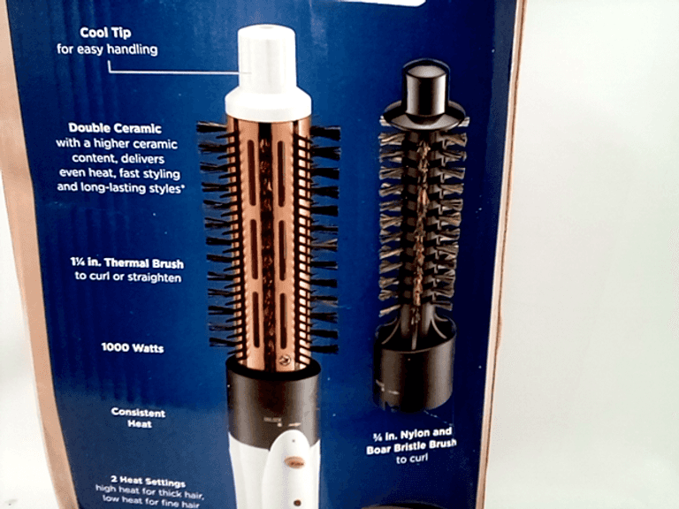 CONAIR Infinitipro Double Ceramic Ionic Hot Air Brush with Attachments