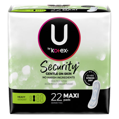 U BY KOTEX PADS LONG SUPER MAXI 8X22CT