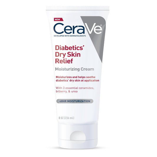 CeraVe Diabetics Dry Skin Relief Moisturizing Cream, 8 oz