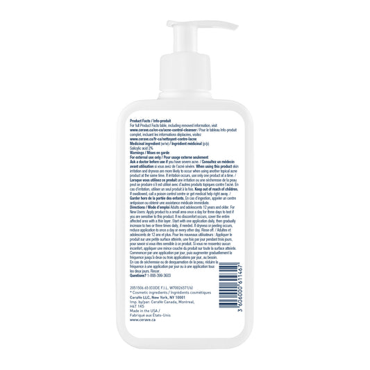 CERAVE ACNE CTL CLN LQ 237ML