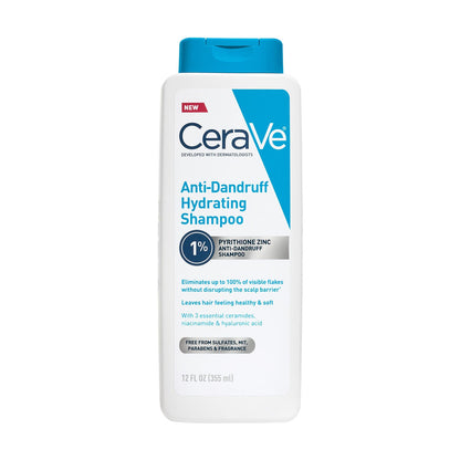 CeraVe Anti-Dandruff Hydrating Shampoo, 12 oz