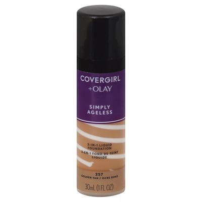 COVERGIRL + Olay Simply Ageless 3-in-1 Liquid Foundation - 257 Golden Tan