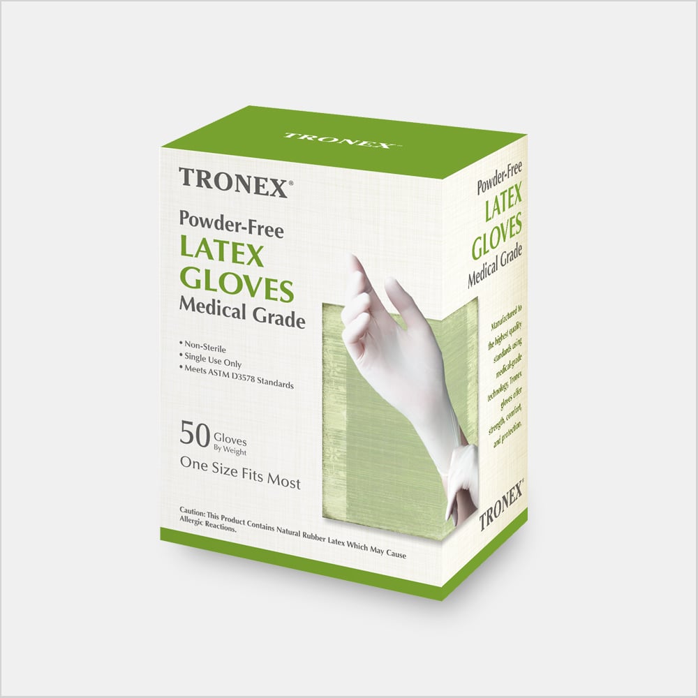GLOVE TRONEX GV LTX PWF UNI 50