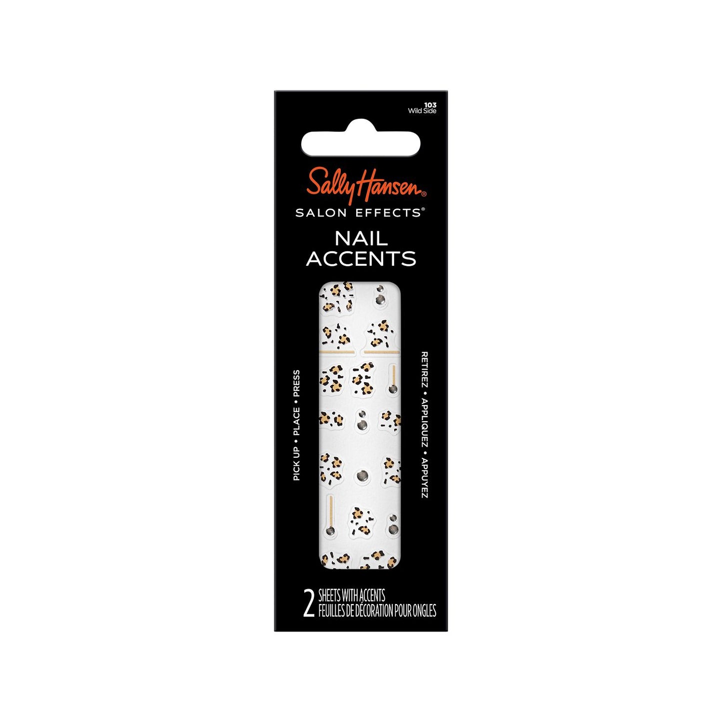 Sally Hansen Salon Effects Nail Accents - Wild Side, 40 count