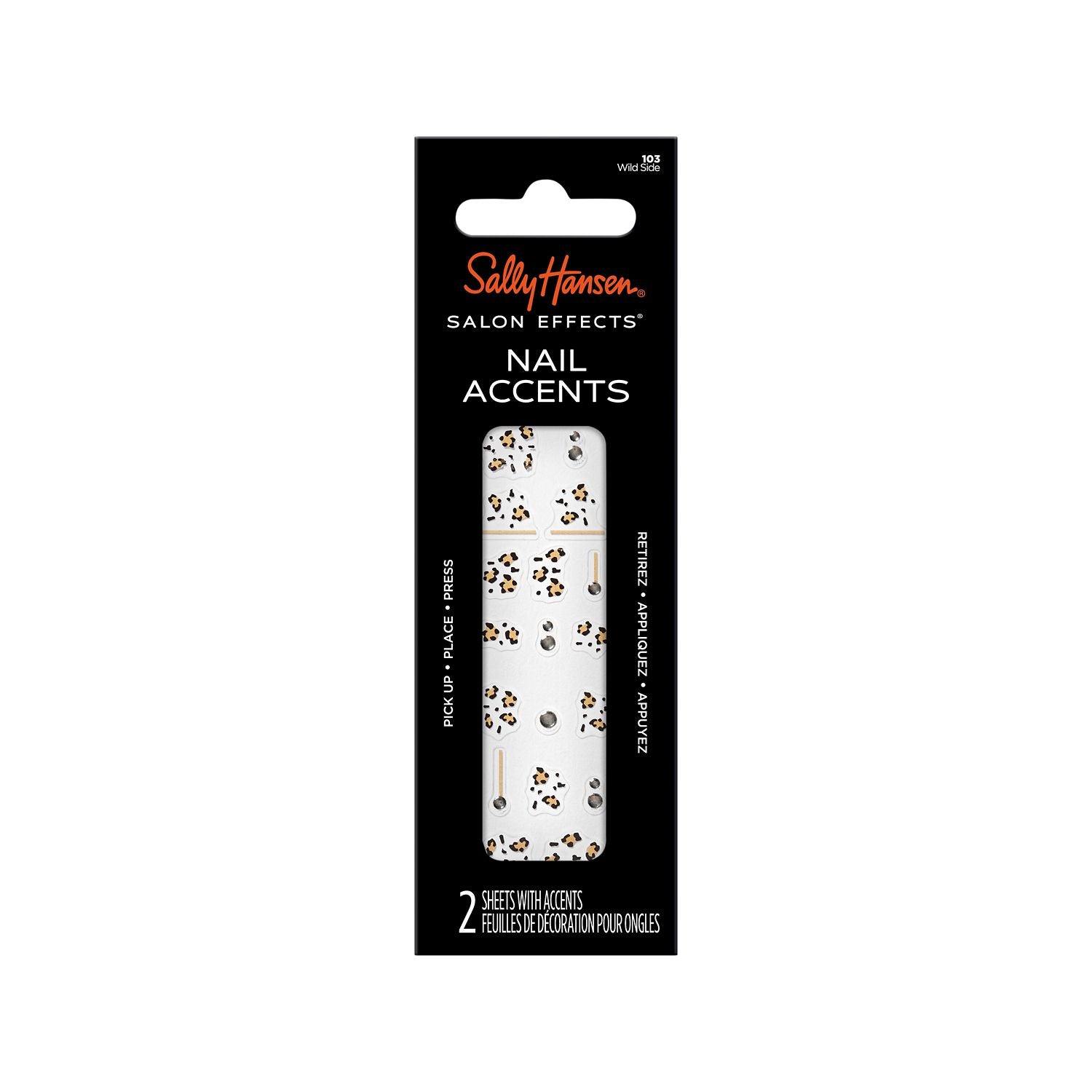 Sally Hansen Salon Effects Nail Accents - Wild Side, 40 count