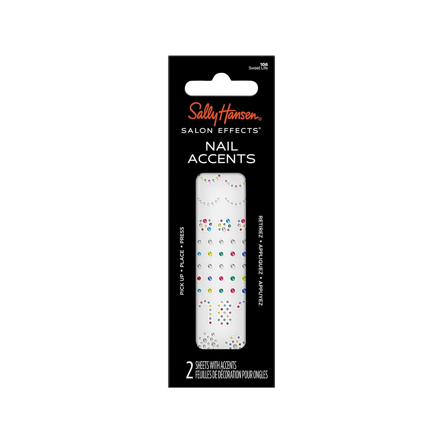 Sally Hansen Salon Effects Nail Accents - Sweet Life, 40 count