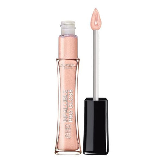 L'ORÉAL PARIS Infallible 8 Hour Pro Lip Gloss, Hydrating Finish, 105 Petal, 0.21 fl. oz.