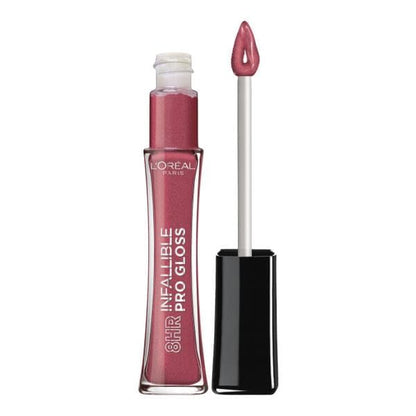 L'ORÉAL PARIS Infallible 8 Hour Pro Lip Gloss, Hydrating Finish, 705 Sangria, 0.21 fl. oz.