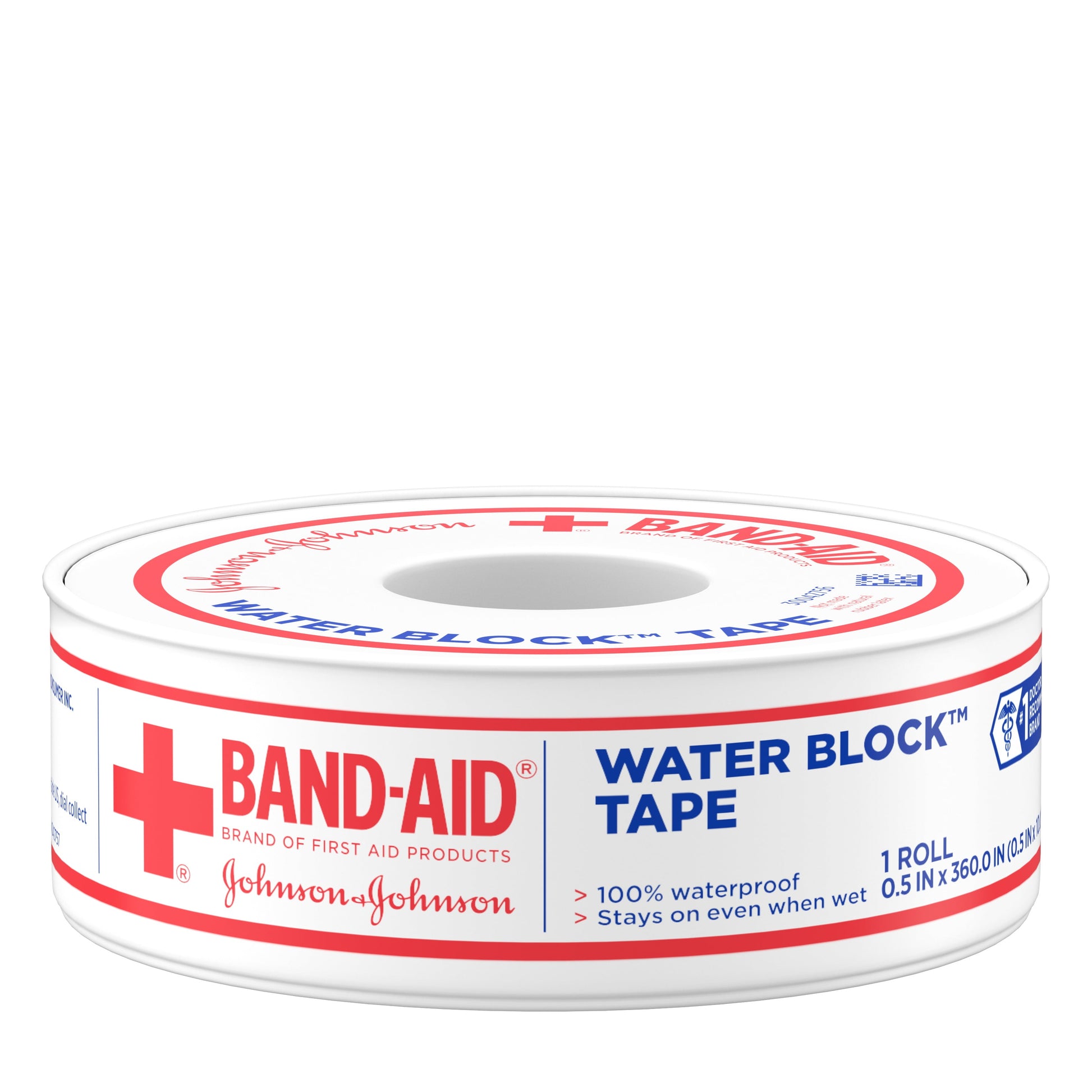 BAND AID TAPE WATERPROOF 1 IN X 10 YD