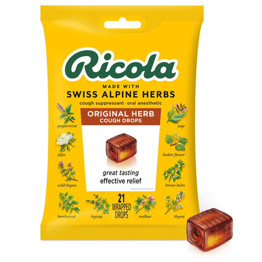 RICOLA COUGH DROP,SF SWISS HERB