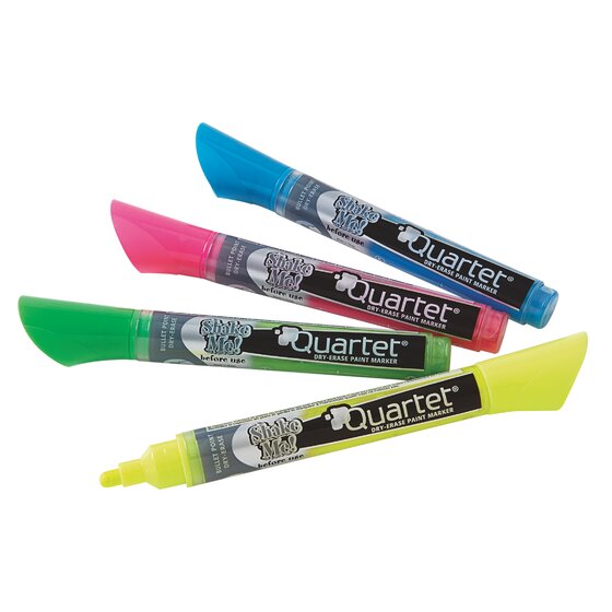 Quartet Low Odor Bullet Tip Dry-Erase Markers - 4 ct