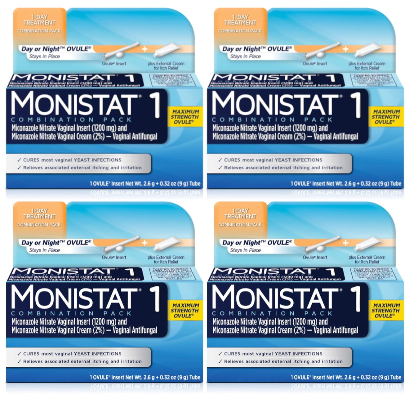 MONISTAT 1 COMBINATION PCK OVULE+CRM KIT