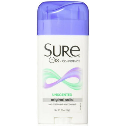 SURE A/P SOLID UNSCENTED 2.7OZ